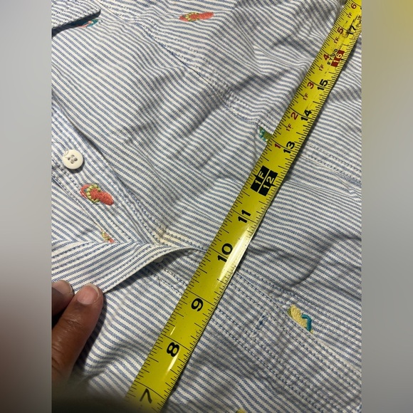 J.G. Hook Women’s Short Sleeve Button-Up Dress Flip-Flop Embroidery (Pre-Loved) - Picture 11 of 13